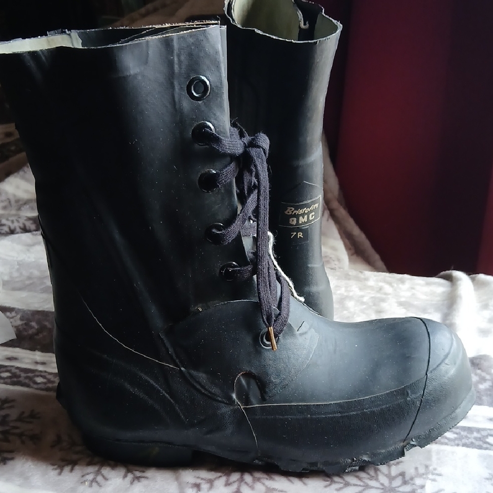 Durable Black Men's Rain & Snow Boots